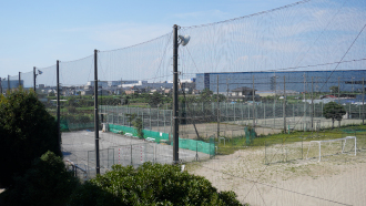 ハンドボールコート、テニスコート