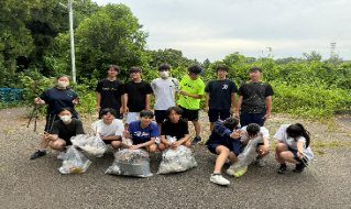 2506バドミントン部第2回清掃活動1