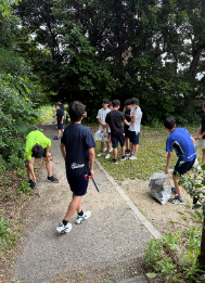 2506バドミントン部第2回清掃活動2