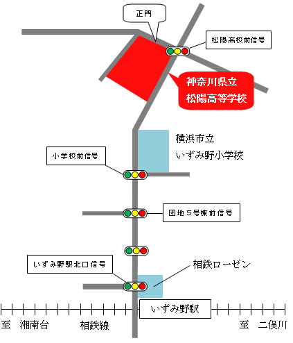いずみ野駅からの地図