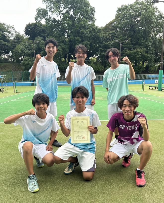 ソフトテニス部写真
