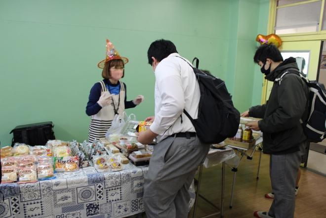 朝食提供の様子