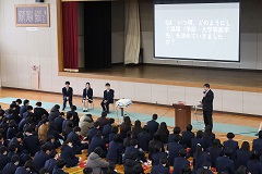 進路講演会1