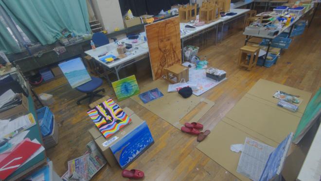 美術部活動風景