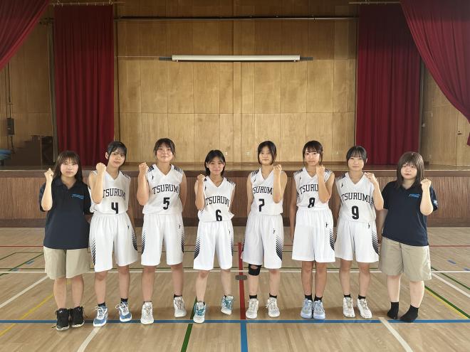 女子バスケットボール部集合写真