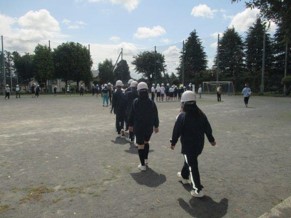 防災避難訓練のようす02