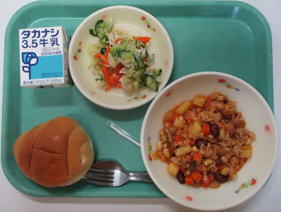 4月27日(月曜日)の給食