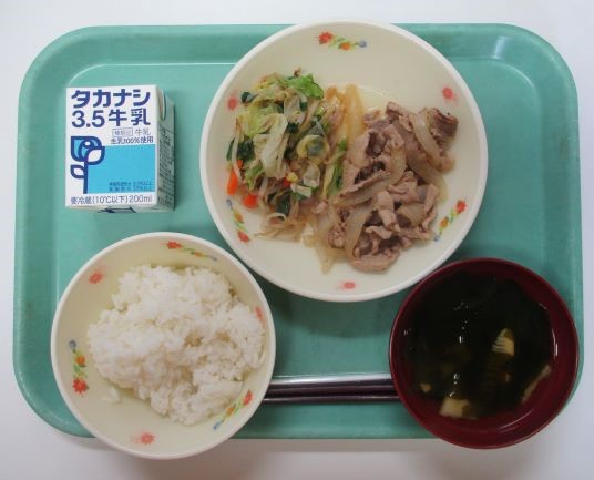 5月7日(木曜日)の給食