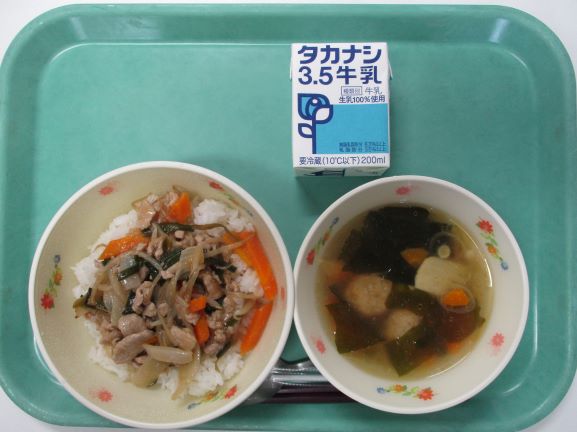 7月3日(金曜日)の給食