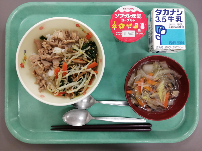 12月14日給食イメージ