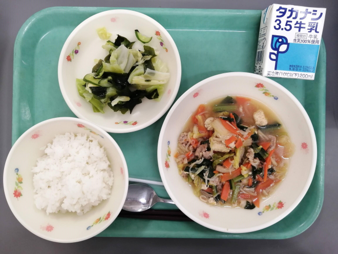 12月18日給食イメージ