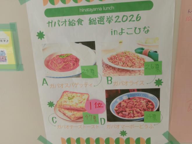 ガパオ給食総選挙「ガパオチーズトースト」