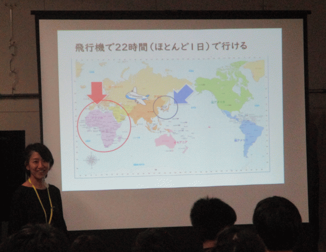 ゲストティーチャー授業の様子1