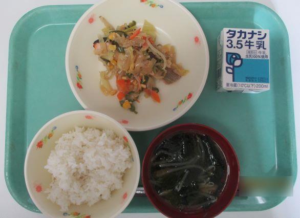 1月22日(木曜日)の給食