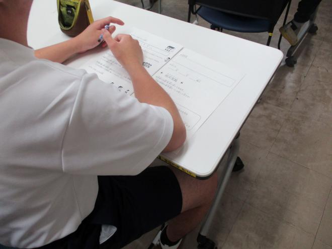 9月8日(月曜日)の生徒のようす02