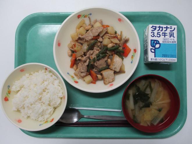 10月1日(水曜日)の給食