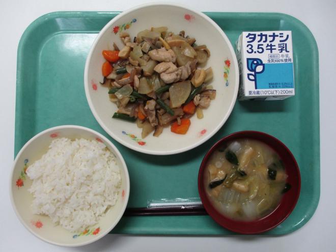 10月3日(金曜日)の給食