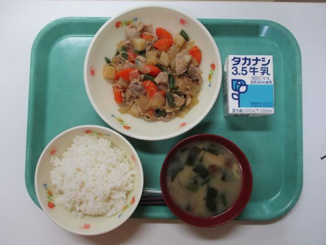 11月19日(水曜日)の給食