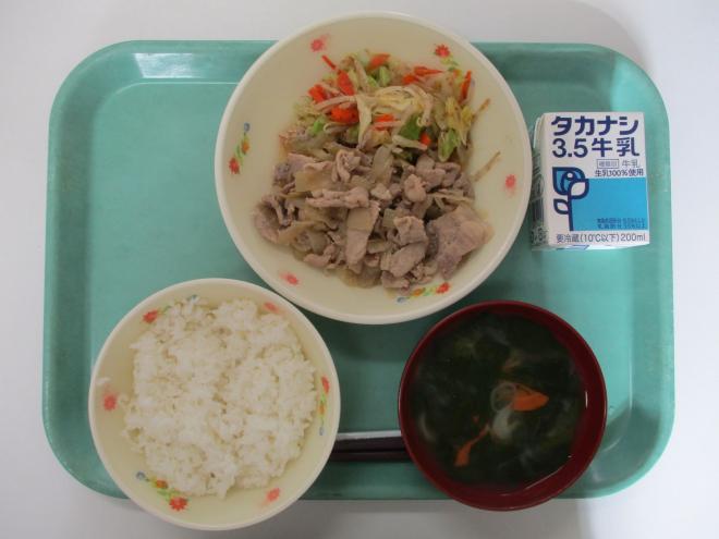 12月10日(水曜日)の給食