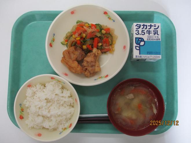 12月12日(金曜日)の給食