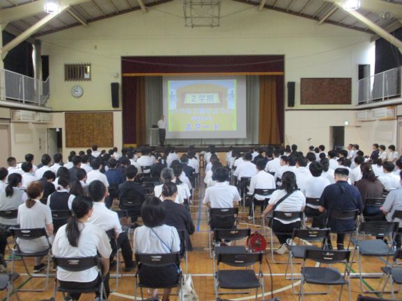 9月1日(火曜日)の生徒のようす01