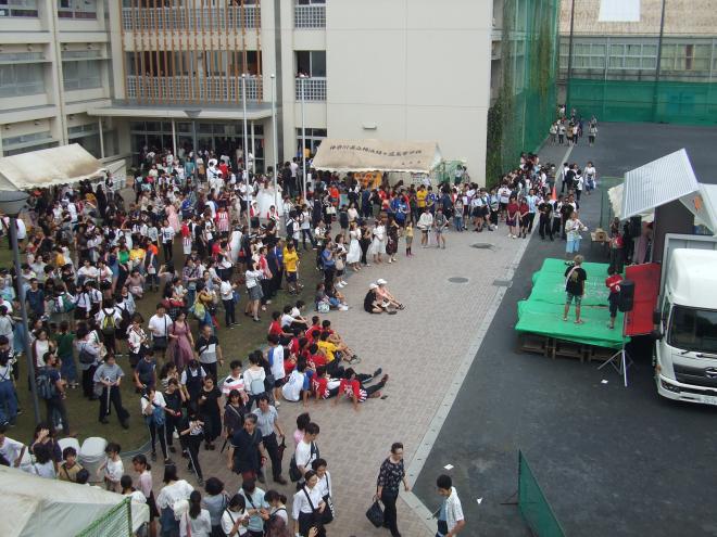 19緑高祭野外ステージ