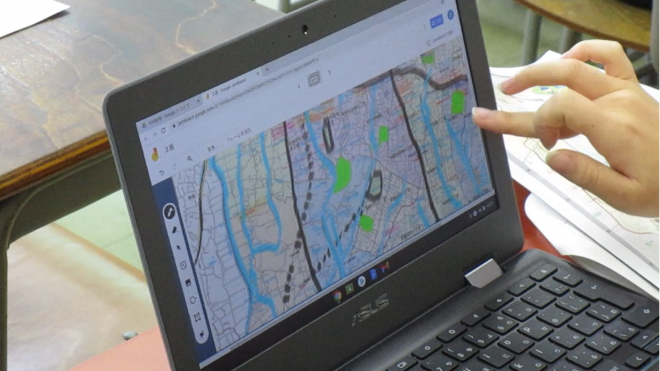 画面に書き込み