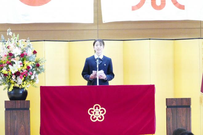 在校生代表
