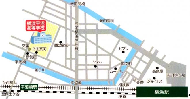 学校周辺地図