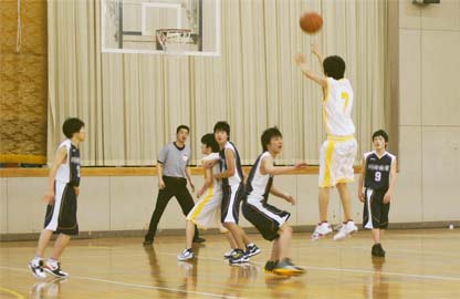 バスケットボール部（男子）　活動の様子（1）