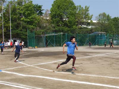 陸上競技部　活動の様子（1）